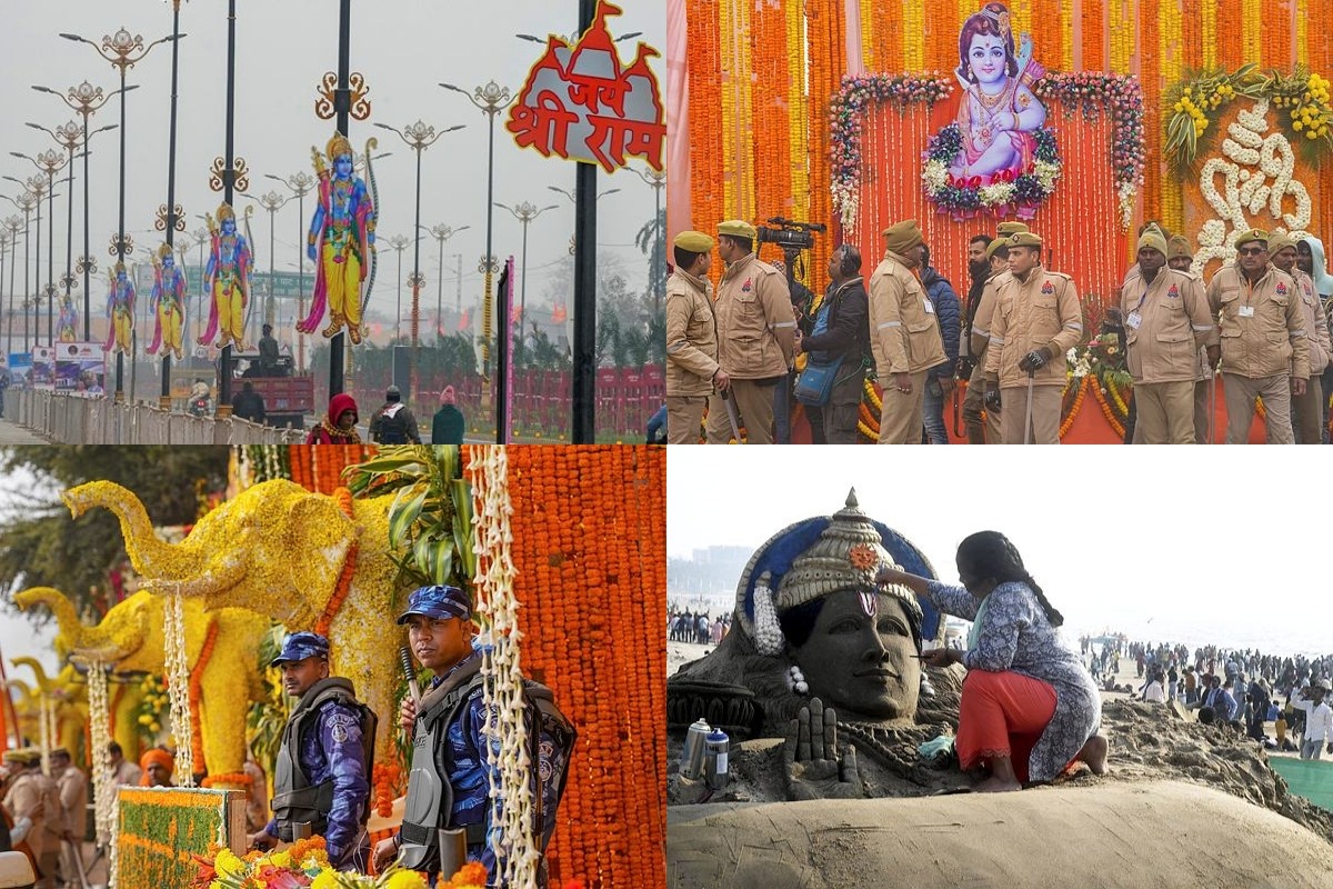 Ram Mandir, Ram temple, Ram Mandir photos, Ram temple photos, Pran Pratishtha ceremony, Ayodhya, Prime Minister Narendra Modi