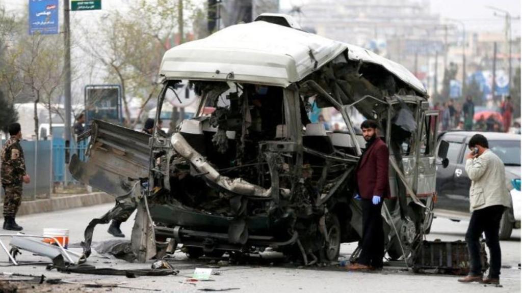 Islamic State group, blast, Kabul, vehicle, deaths, afghanistan,isis, isis afghanistan, afghanistan blast, kabul blast deaths, kabul minibus explosion, kabul news, afghanistan news, afghanistan minorities