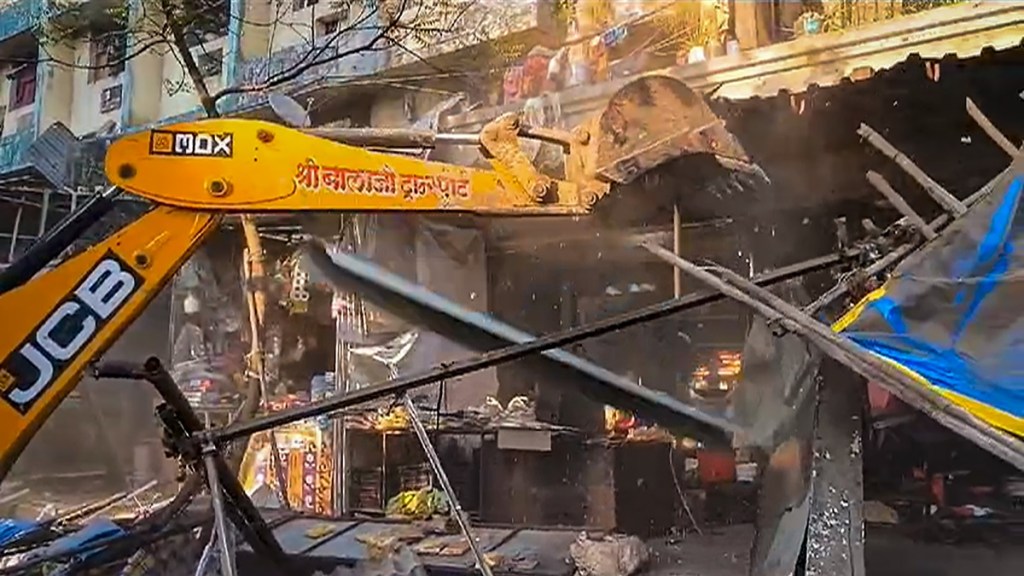 Andhra Pradesh: TDP MLA razes portion of YSRCP leader's property, booked
