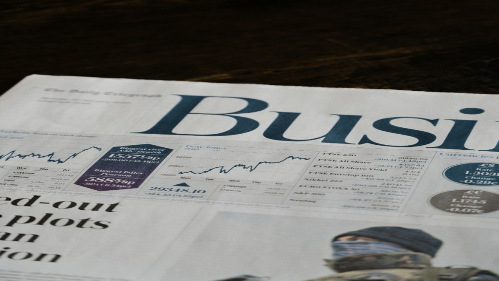 Business newspaper Business newspaper