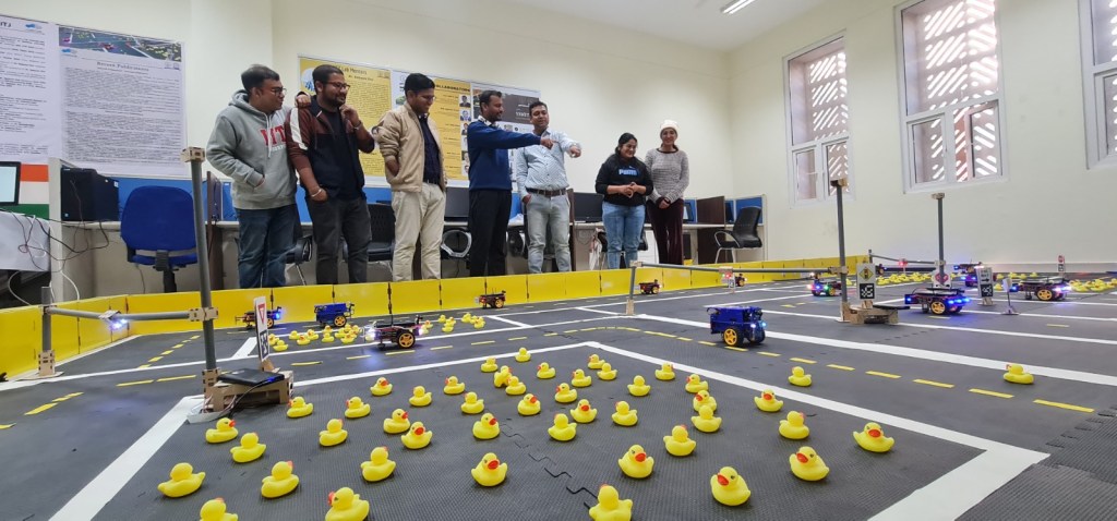 Dr. Debasis in Discussion with Research Team