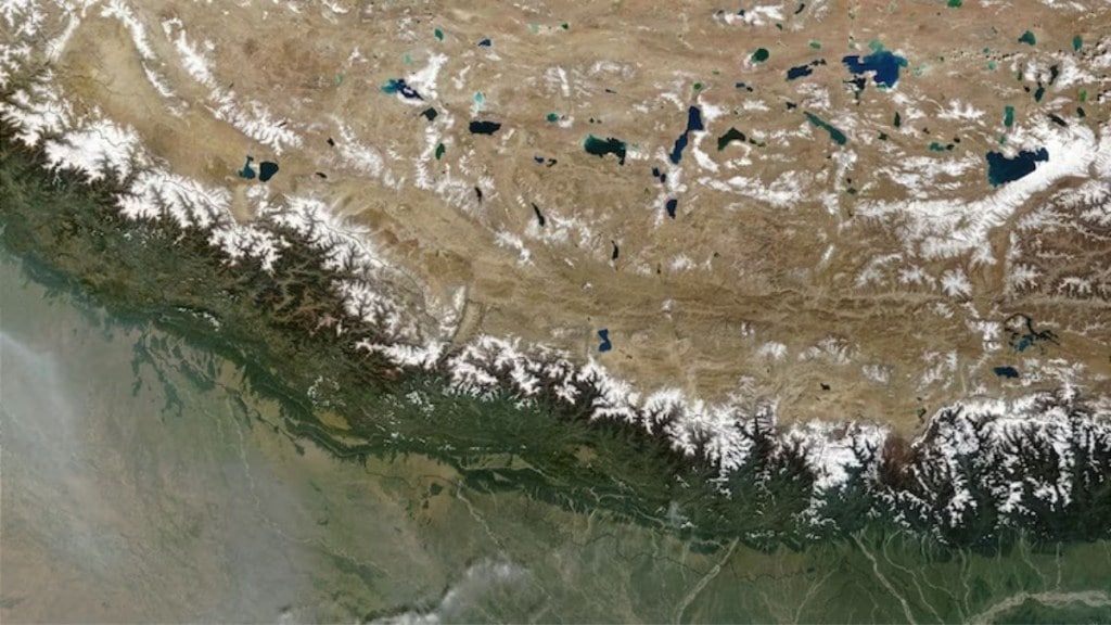 Himalayas as seen from space