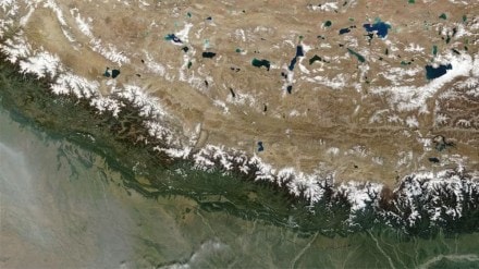 Himalayas as seen from space