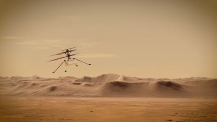 Ingenuity Mars Helicopter flies over Mars Ingenuity Mars Helicopter flies over Mars