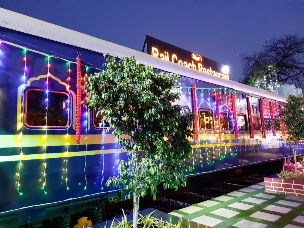 Old, nonfunctional coach converted into a Coach Restaurant at Jabalpur Station (Image/Indian Railways)