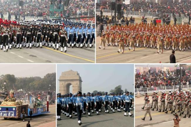 Republic Day Parade Full Dress Rehearsal, Republic Day rehearsals in Delhi, Republic Day rehearsals, Delhi, Republic Day 2024, Republic Day of India