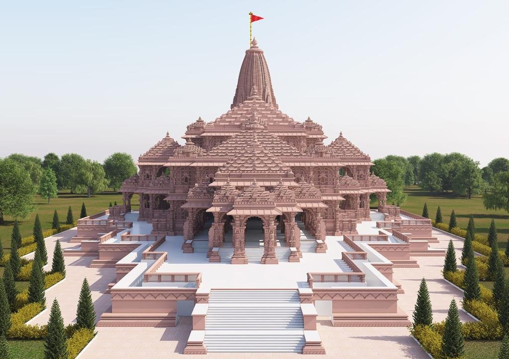 Around 100 chartered planes will land at the Ayodhya airport on 22nd January to attend the 'pran pratishtha' ceremony of the Ram Temple (Image/ANI)