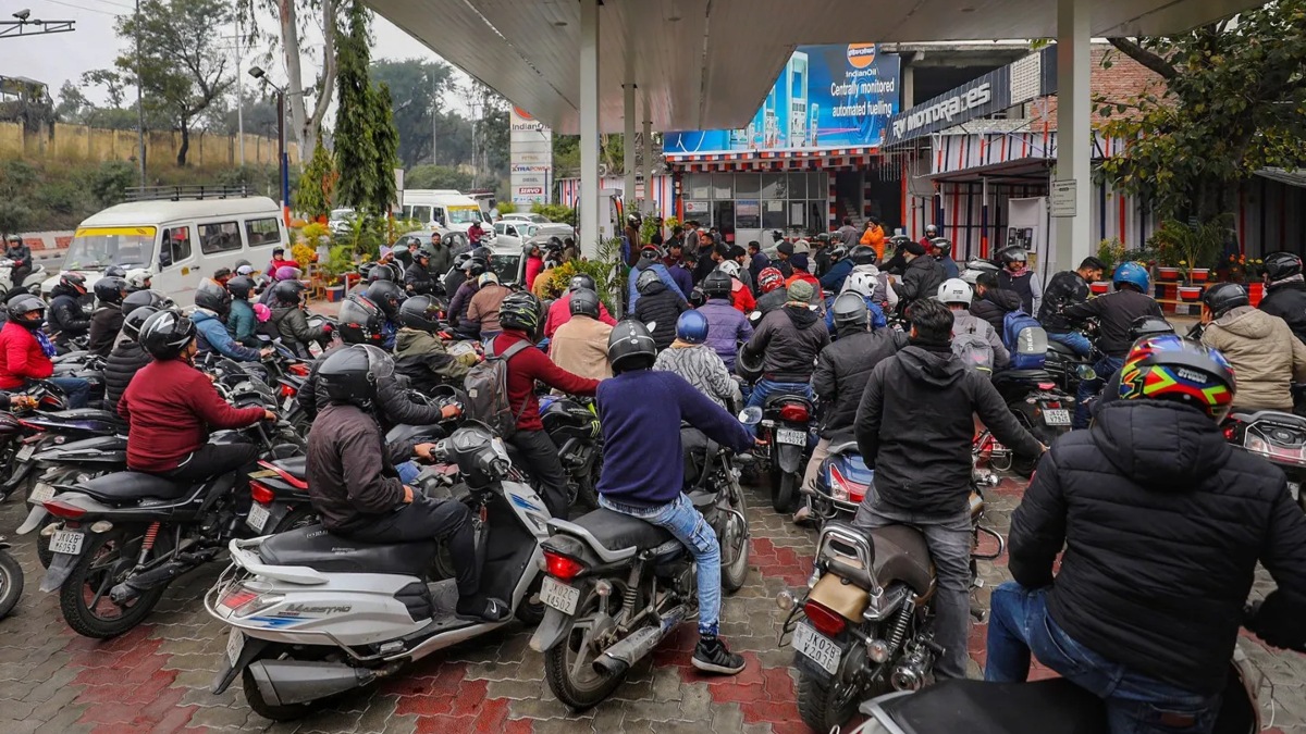 Fuel station strike