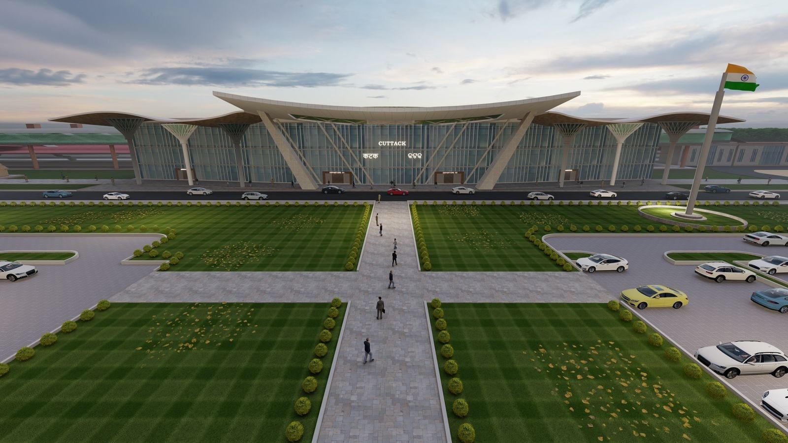 The redeveloped three-storey Cuttack station will have world-class amenities for passengers (Image/ANI)