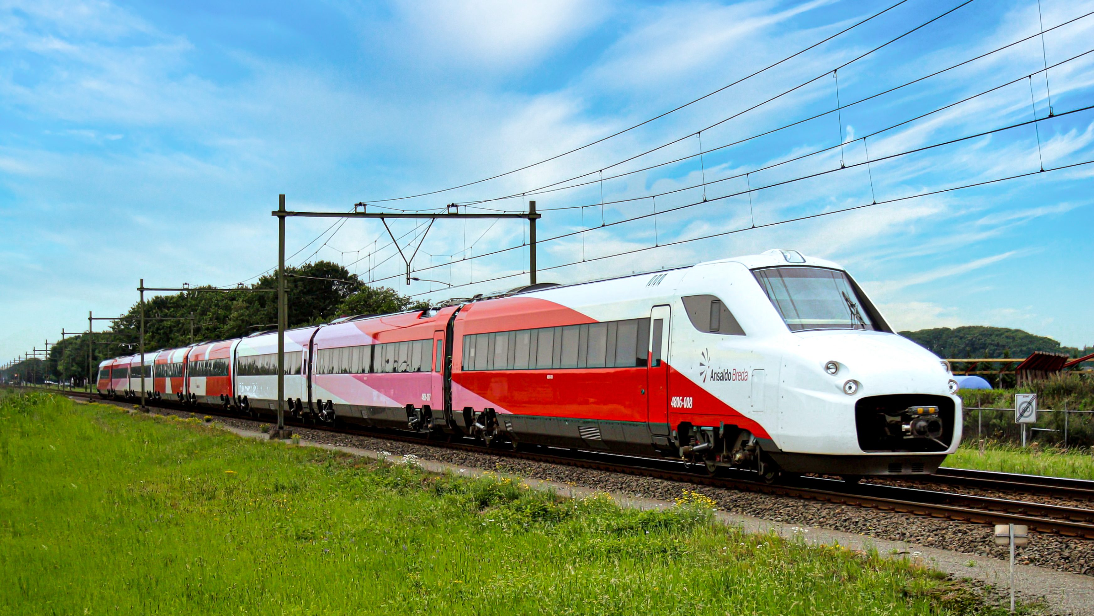 High Speed Electric Loco Manufactured by Titagarh rail systems limited (Image/ TRSL)