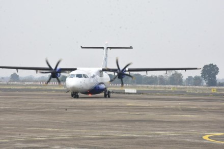 Indigo has received the approval for its ATR 72-600 type of aircraft for special VFR operations to and from the Gondia airport (Image/@praful_patel) Indigo has received the approval for its ATR 72-600 type of aircraft for special VFR operations to and from the Gondia airport (Image/@praful_patel)