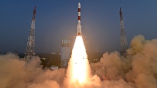 The launch of the X-Ray Polarimeter Satellite (XPoSat) (Image/ISRO)