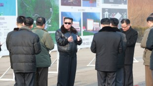North Korean leader Kim Jong Un gives field guidance at the Seohae satellite launch site, in North Korea, in this photo released in 2022 (Image/Reuters)