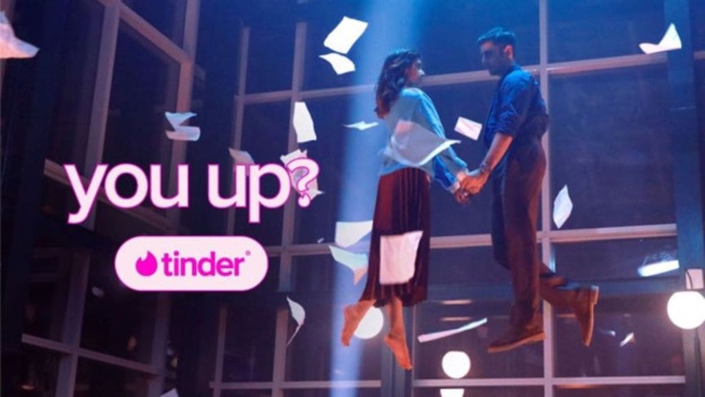 The campaign centers on a young woman who chooses a variety of first date experiences without worrying about the outcome.