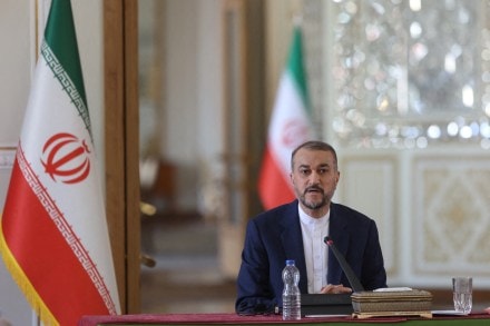 Iranian Foreign Minister Hossein Amirabdollahian speaks during a news conference in Tehran, Iran (Image/Reuters)