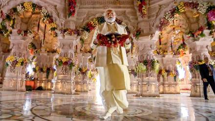 Modi inaugurates Ram Mandir in Ayodhya