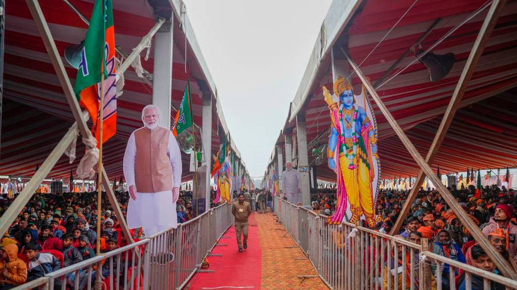 BJP draws Lok Sabha campaign around Ram Temple BJP draws Lok Sabha campaign around Ram Temple