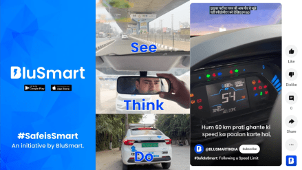BluSmart seeks to encourage responsible driving habits and increase awareness