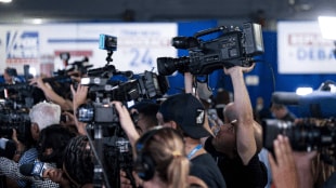 About 3.7 million people on average watched Fox’s Fox News, Comcast’s MSNBC and Warner Bros' Discovery