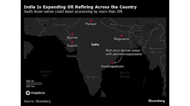 Oil refinery expansion - Bloomberg