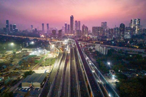 After the initial 10 kms, commuters can enjoy stunning views of Mumbai’s skyline and the Elephanta Caves. (PTI Photo)