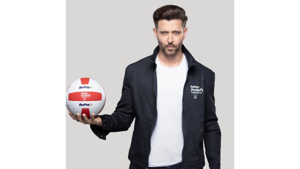 Hrithik enjoys the physical nature of volleyball and described the partnership as a natural fit for him