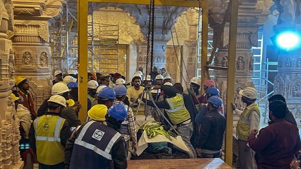 Ram Lalla's idol: Black Stone, 51 Inch Tall and Sculptors Details Ram Lalla's idol: Black Stone, 51 Inch Tall and Sculptors Details