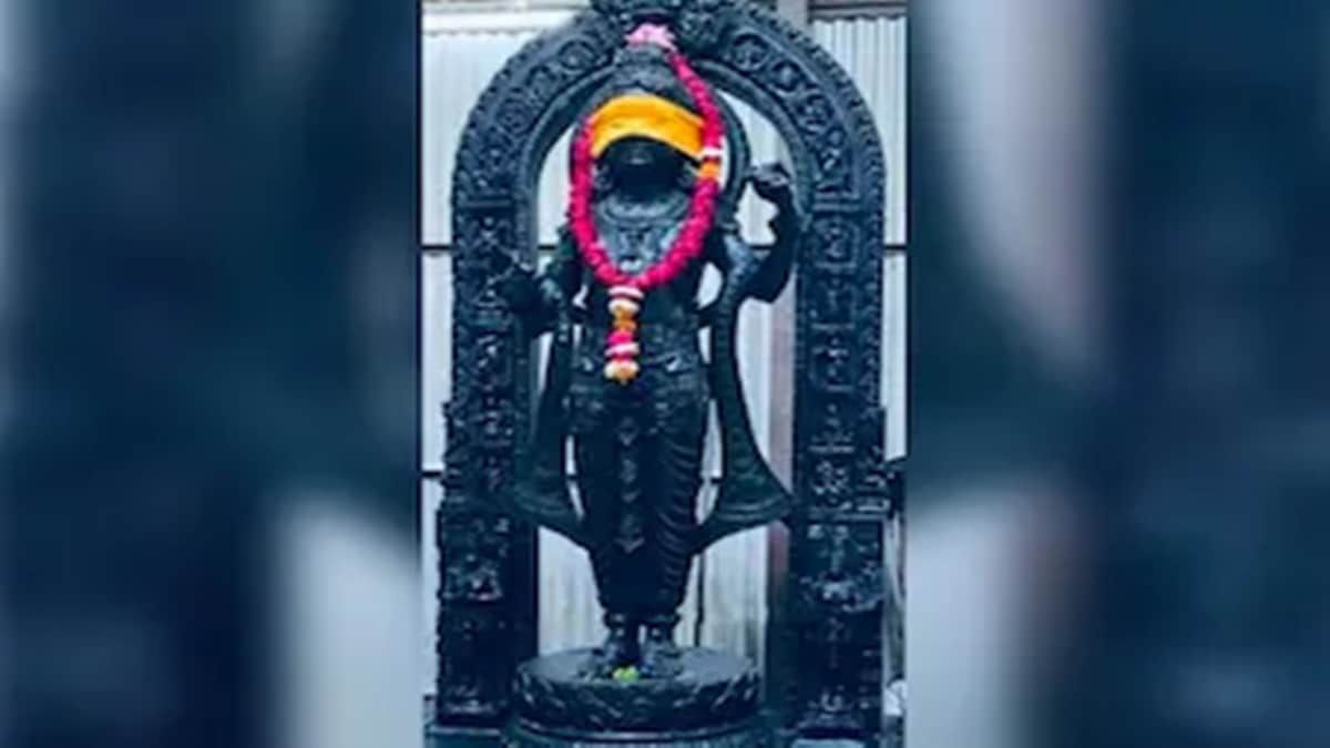 New photos of Ram Lalla idol placed inside Ayodhya temple