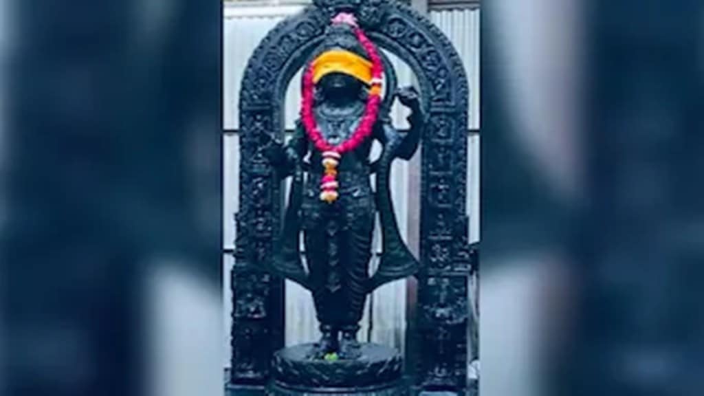 New photos of Ram Lalla idol placed inside Ayodhya temple