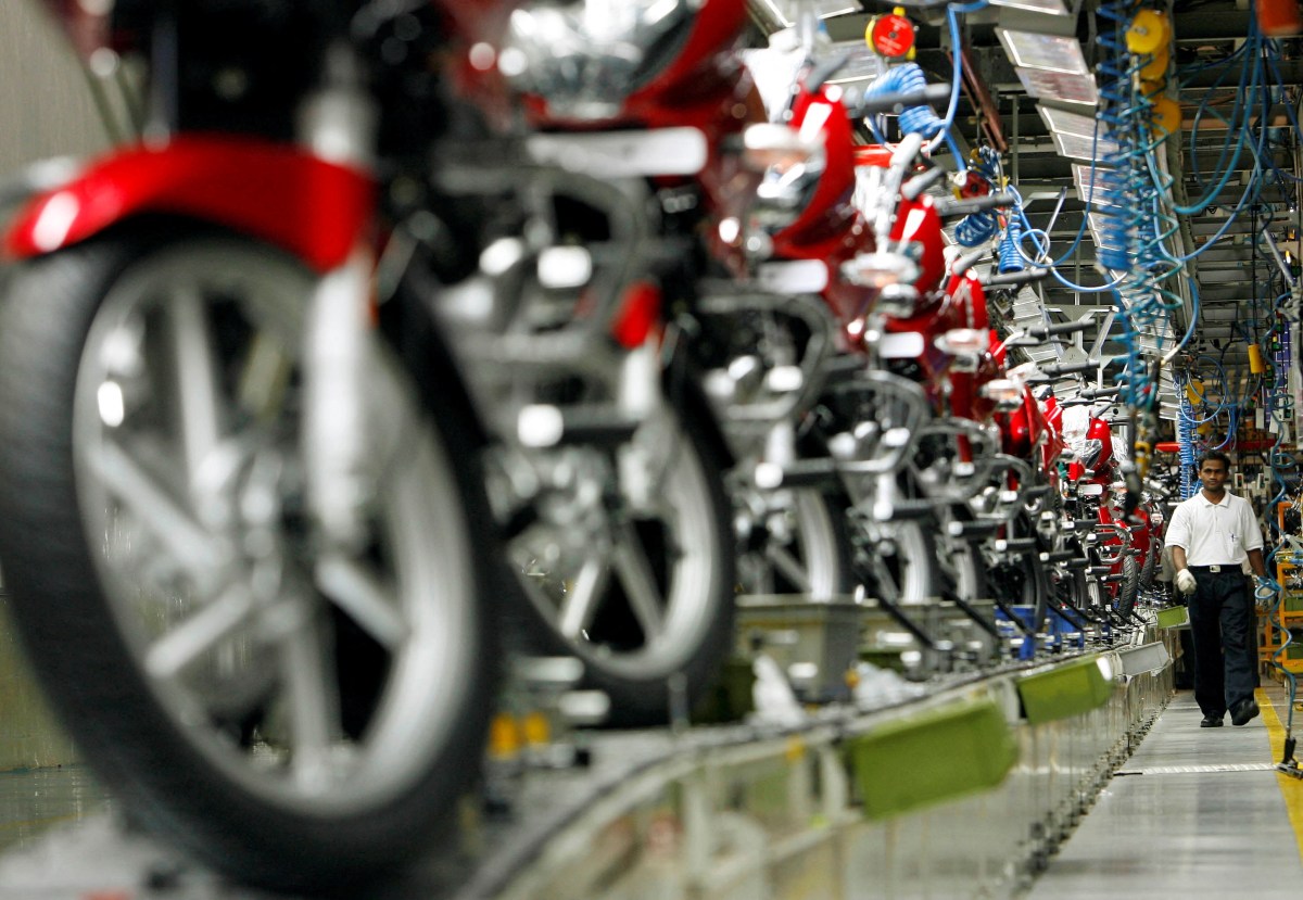 Bajaj Auto is aiming for the second spot in the electric two-wheeler market (Image/Reuters) Bajaj Auto is aiming for the second spot in the electric two-wheeler market (Image/Reuters)