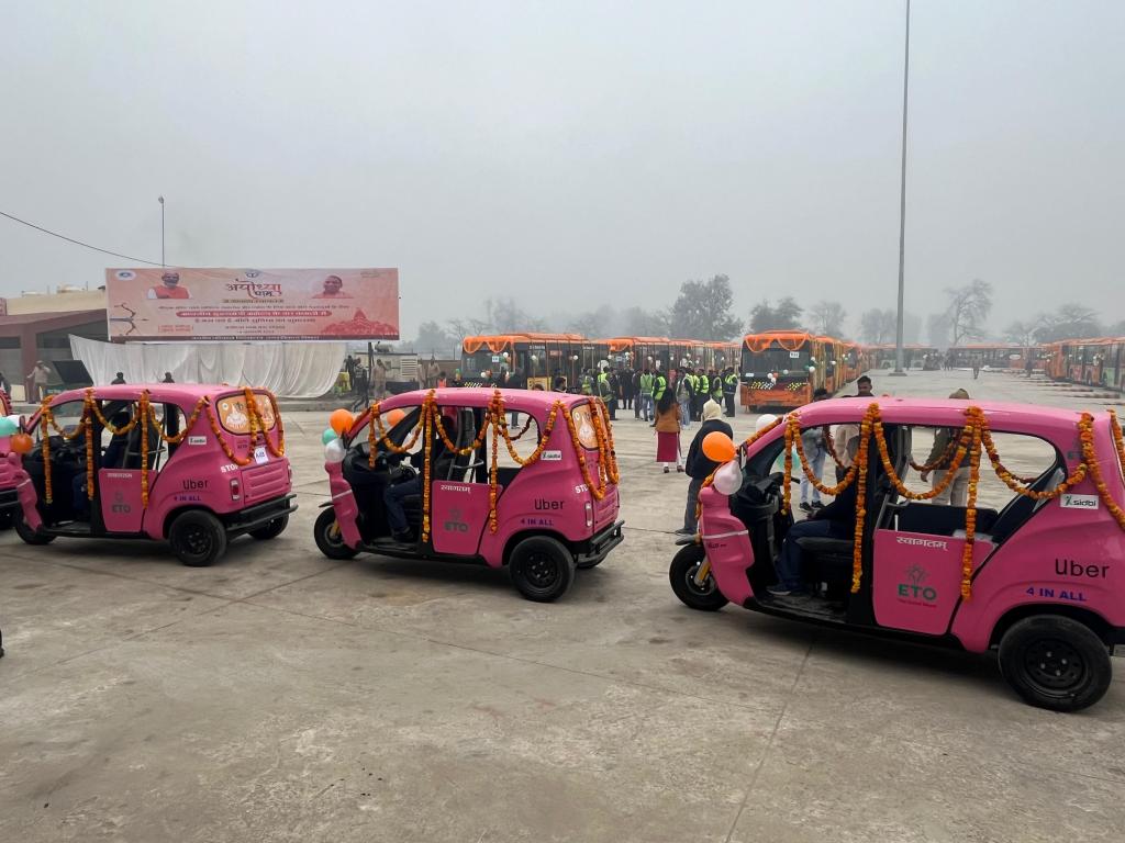 Uber e-autorickshaw Uttar Pradesh