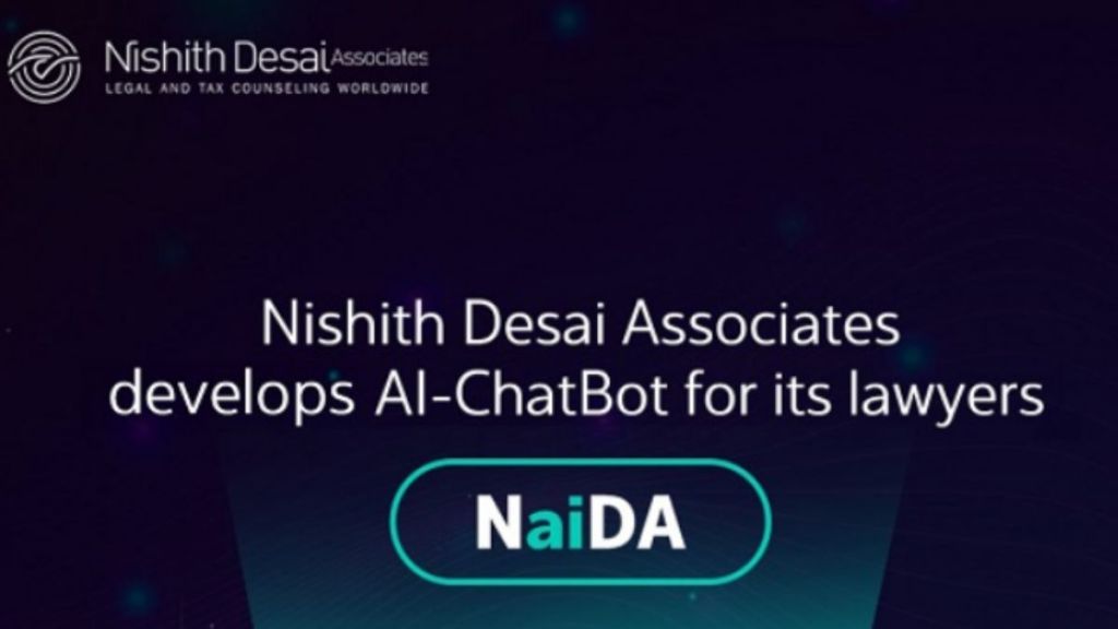 Nishith Desai Associates launches AI chatbot called NaiDA - Digital ...