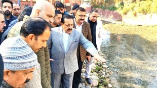On-site review of the River Devika Rejuvenation Project by Union Minister Dr Jitendra Singh (Image/PIB)