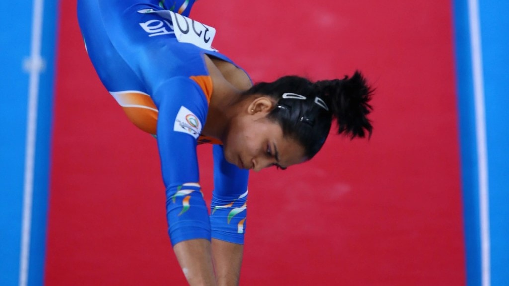 Dipa Karmakar in Action (Image/Olympics) Dipa Karmakar in Action (Image/Olympics)