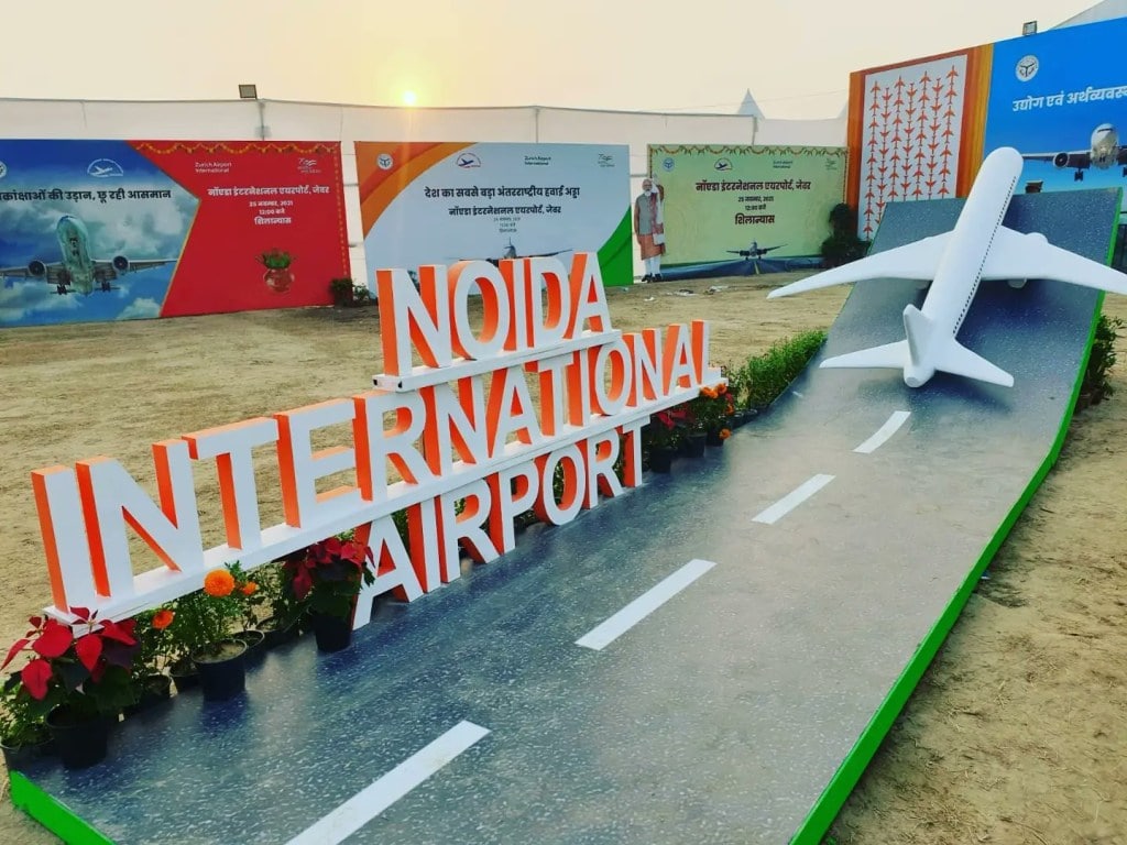 The greenfield airport is expected to connect cities such as Agra, Mathura, Gautam Buddh Nagar, and more (Image/Noida International Airport)