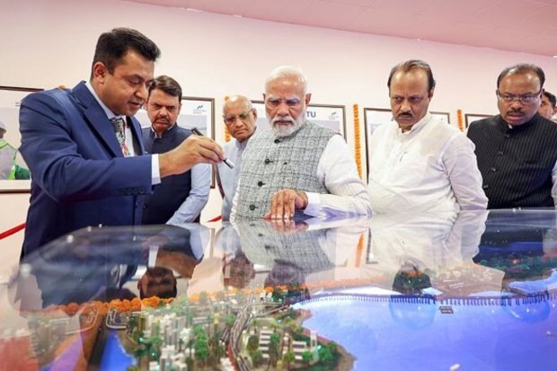 He also visited an exhibition during the inauguration. (Image: PTI)
