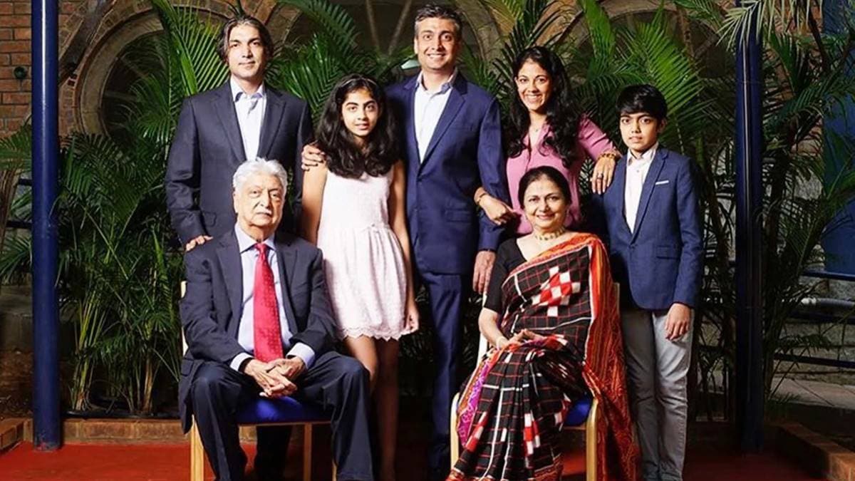Azim Premji, Azim Premji net worth, Azim Premji family, Azim Premji lifestyle, Azim Premji wife, Azim Premji kids, wipro, wipro net worth, wipro revenue, yasmeen premji, who is yasmeen premji, yasmeen premji net worth