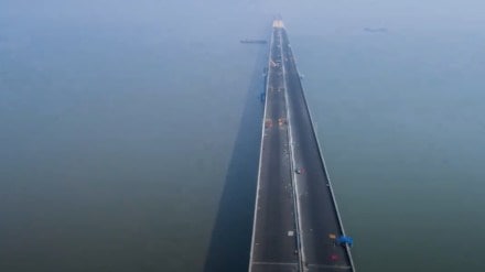Mumbai Trans Harbour Link project, Mumbai Trans Harbour Link project explained, what is the Mumbai Trans Harbour Link project, MMRDA, Bridge, India's longest bridge, Highway construction, Navi Mumbai, Mumbai, Mumbai traffic,Mumbai Trans Harbour Link, MTHL, Sewri Nhava Sheva link road, MTHL Toll, Trans harbour link, Mumbai Trans Harbour Link Bridge, Mumbai Trans Harbour Sealink, Mumbai Trans Harbour Sealink latest news, Mumbai sealink, MMRDA, MMRDA news, Atal Bihari Vajpayee Sewri-Nhava Sheva Atal Setu, infrastructure, Mumbai Trans Harbour Link inauguration, Mumbai Trans Harbour Link PM Modi, PM Modi, Prime Minister Mumbai,, Narendra Modi Mumbai Trans Harbour Link, Modi Mumbai Trans Harbour Link, Mumbai Trans Harbour Link launch date, Mumbai Trans Harbour Link January 12 Mumbai Trans Harbour Link project, Mumbai Trans Harbour Link project explained, what is the Mumbai Trans Harbour Link project, MMRDA, Bridge, India's longest bridge, Highway construction, Navi Mumbai, Mumbai, Mumbai traffic,Mumbai Trans Harbour Link, MTHL, Sewri Nhava Sheva link road, MTHL Toll, Trans harbour link, Mumbai Trans Harbour Link Bridge, Mumbai Trans Harbour Sealink, Mumbai Trans Harbour Sealink latest news, Mumbai sealink, MMRDA, MMRDA news, Atal Bihari Vajpayee Sewri-Nhava Sheva Atal Setu, infrastructure, Mumbai Trans Harbour Link inauguration, Mumbai Trans Harbour Link PM Modi, PM Modi, Prime Minister Mumbai,, Narendra Modi Mumbai Trans Harbour Link, Modi Mumbai Trans Harbour Link, Mumbai Trans Harbour Link launch date, Mumbai Trans Harbour Link January 12