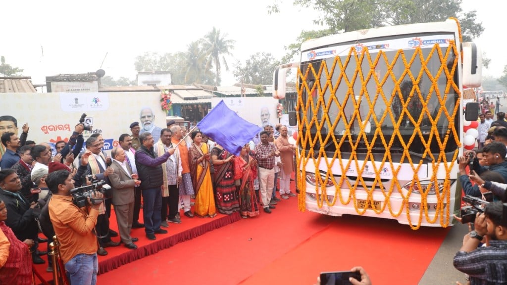 Dharmendra Pradhan inaugurates 'Kaushal Rath' an innovative bus to upskill students of Odisha