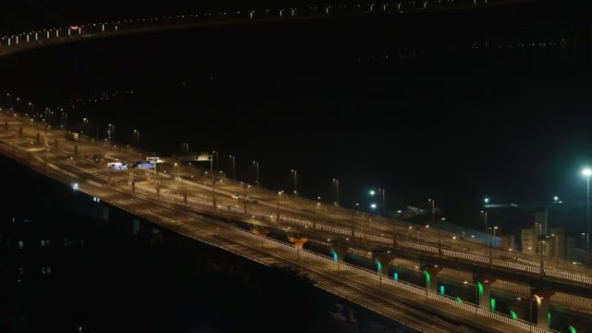 Atal Setu, Atal Setu Mumbai, Mumbai news, Mumbai, PM Modi, PM Modi Mumbai, Maharashtra, Maharashtra news, Mumbai Trans Harbour link, Mumbai sealink, Mumbai sea link PM Modi, Modi Mumbai, Mumbai Trans Harbour Link, Mumbai Trans Harbour Sealink, MTHL Stretch, Mumbai Trans Harbour Sealink Inaugration, MTHL inauguration, What is Mumbai Trans Harbour Sealink, Mumbai Trans Harbour Sealink explained, Maharashtra News, Mumbai Trans Harbour Link Project, Mumbai Trans Harbour Link Inauguration, Mumbai Trans Harbour Link Opening, Mumbai Trans Harbour Link Inauguration Live Updates, Mumbai Trans Harbour Link Opening Live Updates