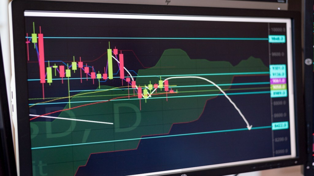 stock graph screen
