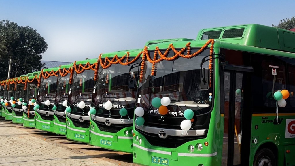 tata electric bus assam