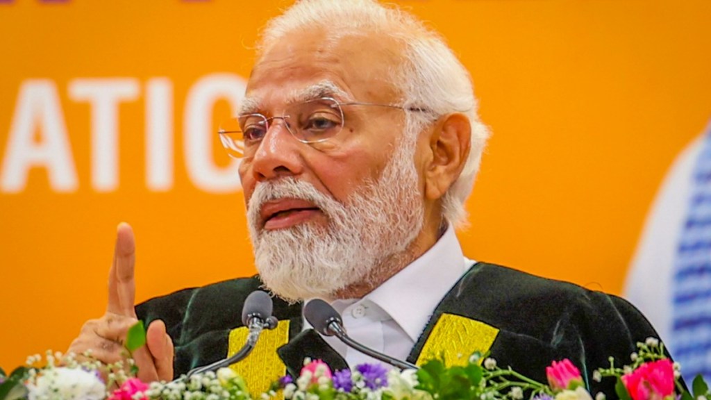 Under PM Narendra Modi, the economy has grown in the last nine years by an average rate of 5.7%/File Photo: PTI
