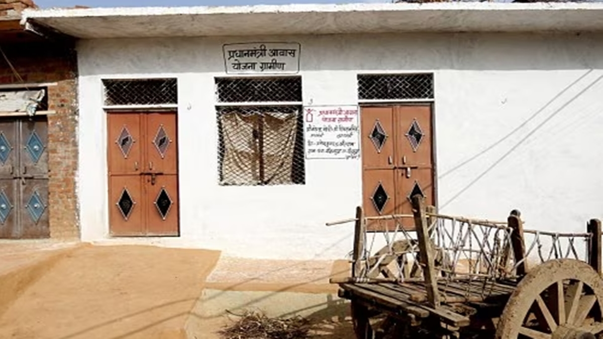 A house built under the Pradhan Mantri Awas Yojana – Gramin at Durgapur village in Bhind district in MP. (Express Photo by Gajendra Yadav/File) A house built under the Pradhan Mantri Awas Yojana – Gramin at Durgapur village in Bhind district in MP. (Express Photo by Gajendra Yadav/File)