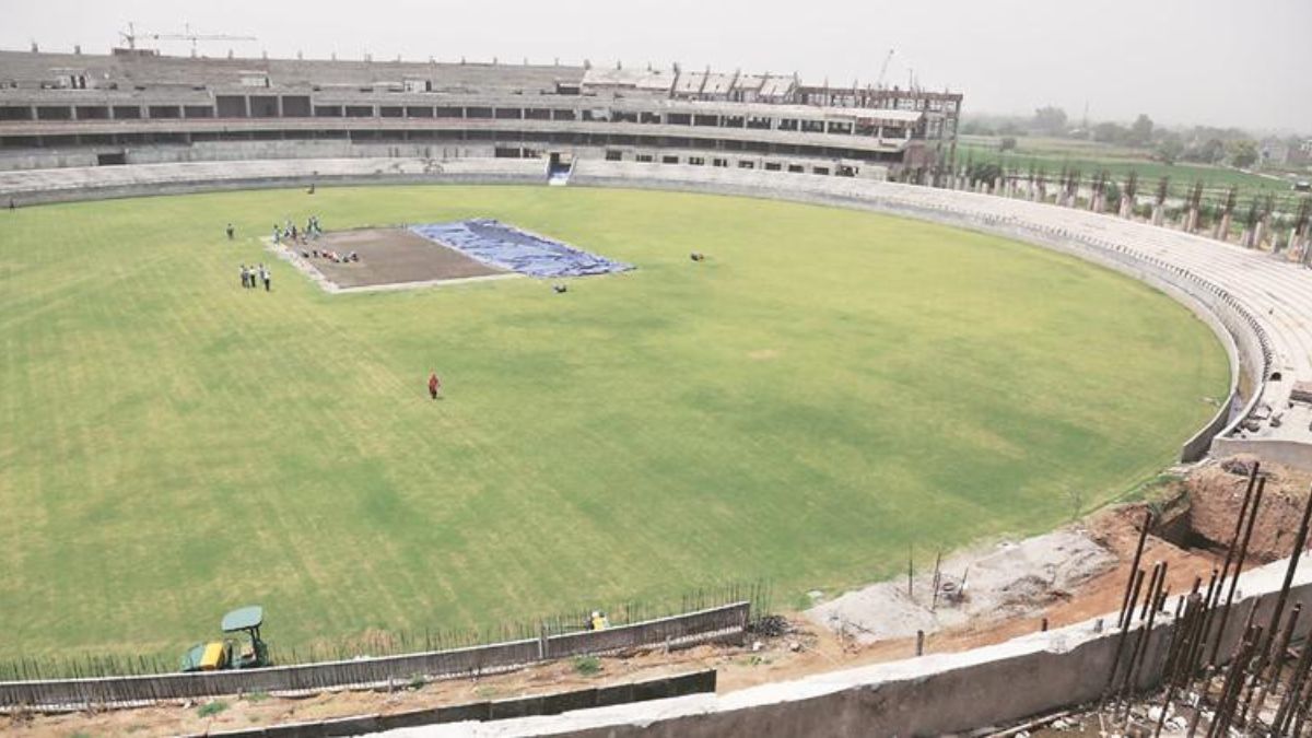 Newly-built Mullanpur stadium in Punjab Newly-built Mullanpur stadium in Punjab