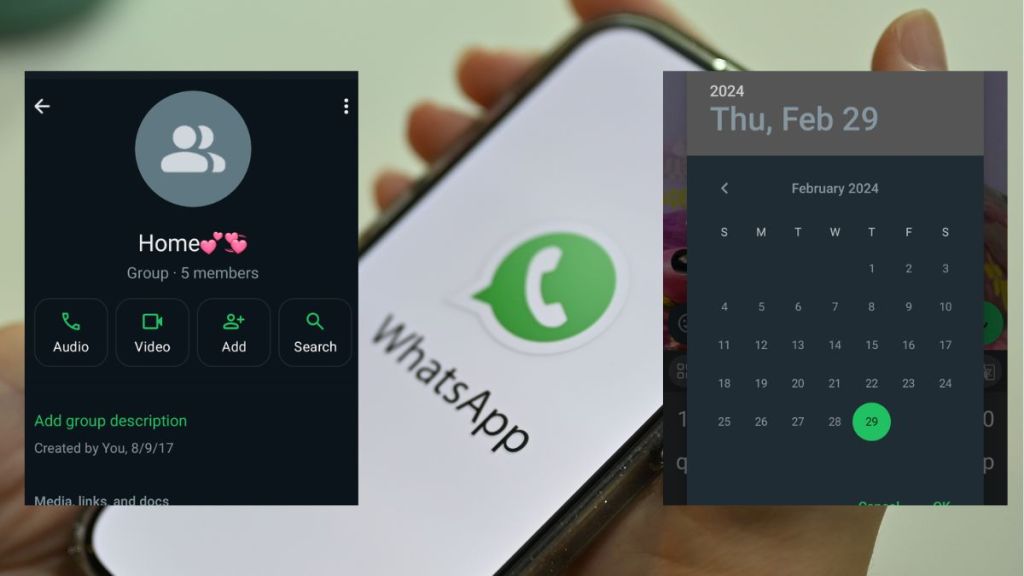 WhatsApp rolls out Android's 'Search by Date' feature