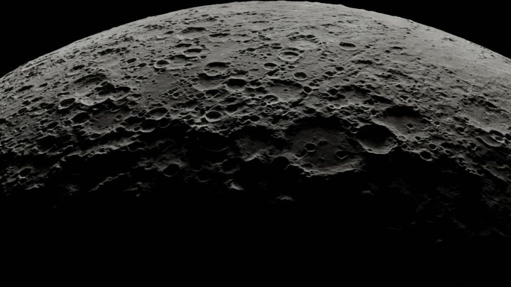 The study, which reveals the evidence for enhanced possibility of water ice occurrence in the polar craters of the moon, was conducted by ISRO.