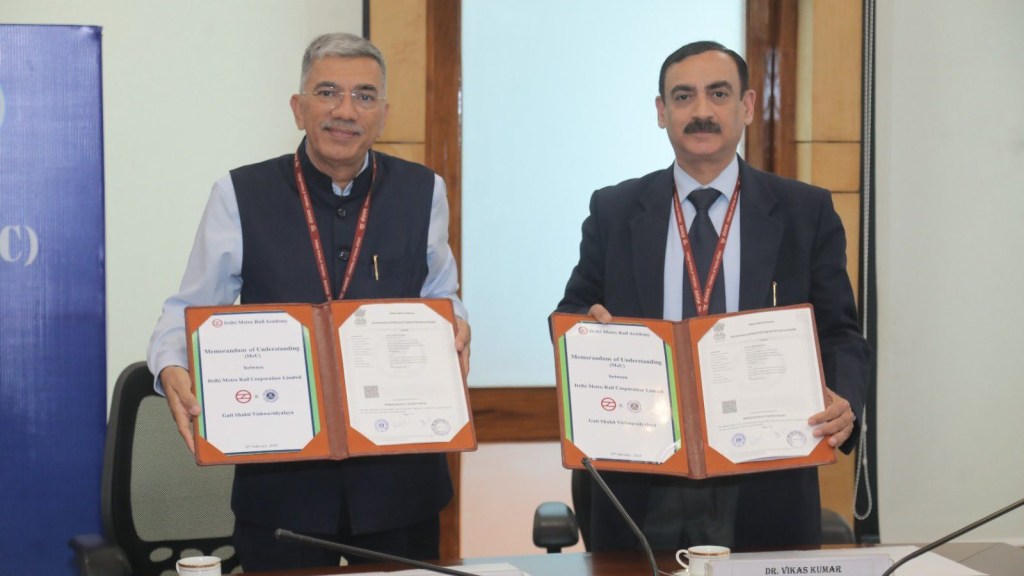 Both the DMRC and the GSV will organise studies and research in the area of transportation and logistics (Image/@OfficialDMRC) Both the DMRC and the GSV will organise studies and research in the area of transportation and logistics (Image/@OfficialDMRC)