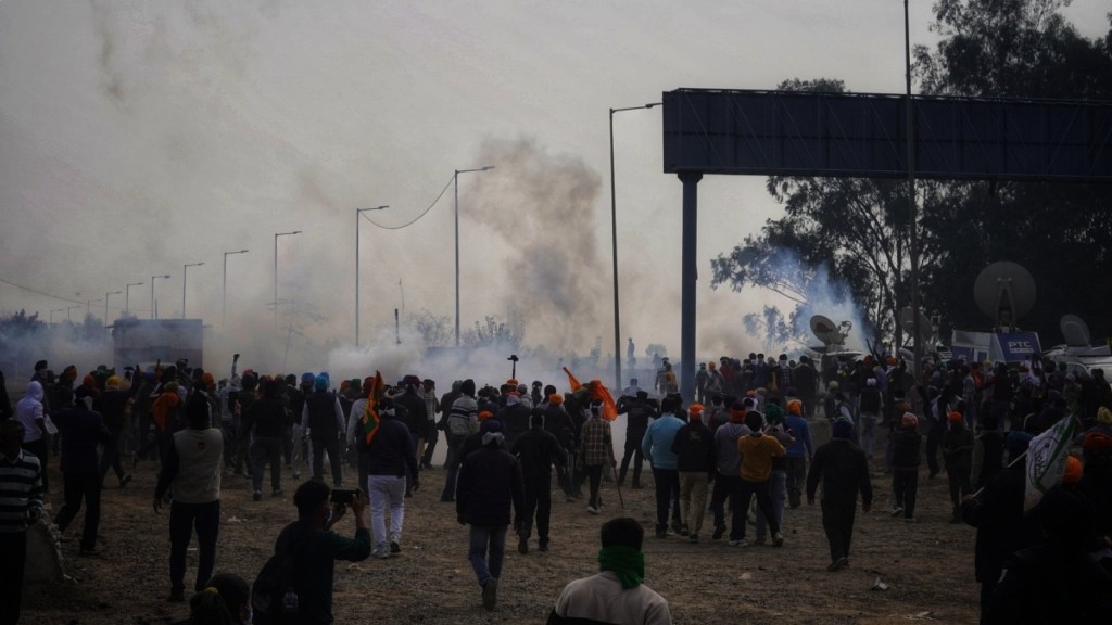 Gas Bomb at Protest Gas Bomb at Protest