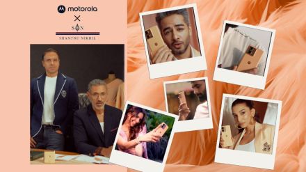 The new color of the year, Peach Fuzz, aligns with Motorola’s pillars of inclusion and making technology more accessible for all